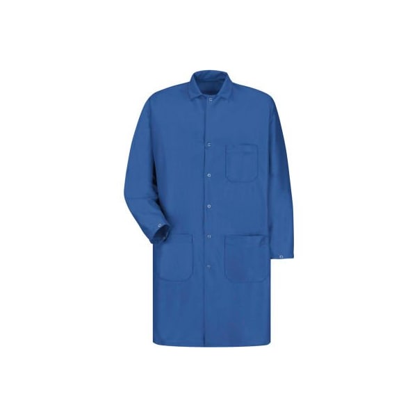 Vf Imagewear Red Kap Unisex ESD/Anti-Static Tech Coat, Electronic Blue, Polyester/Nylon, L KK28BLRGL - main